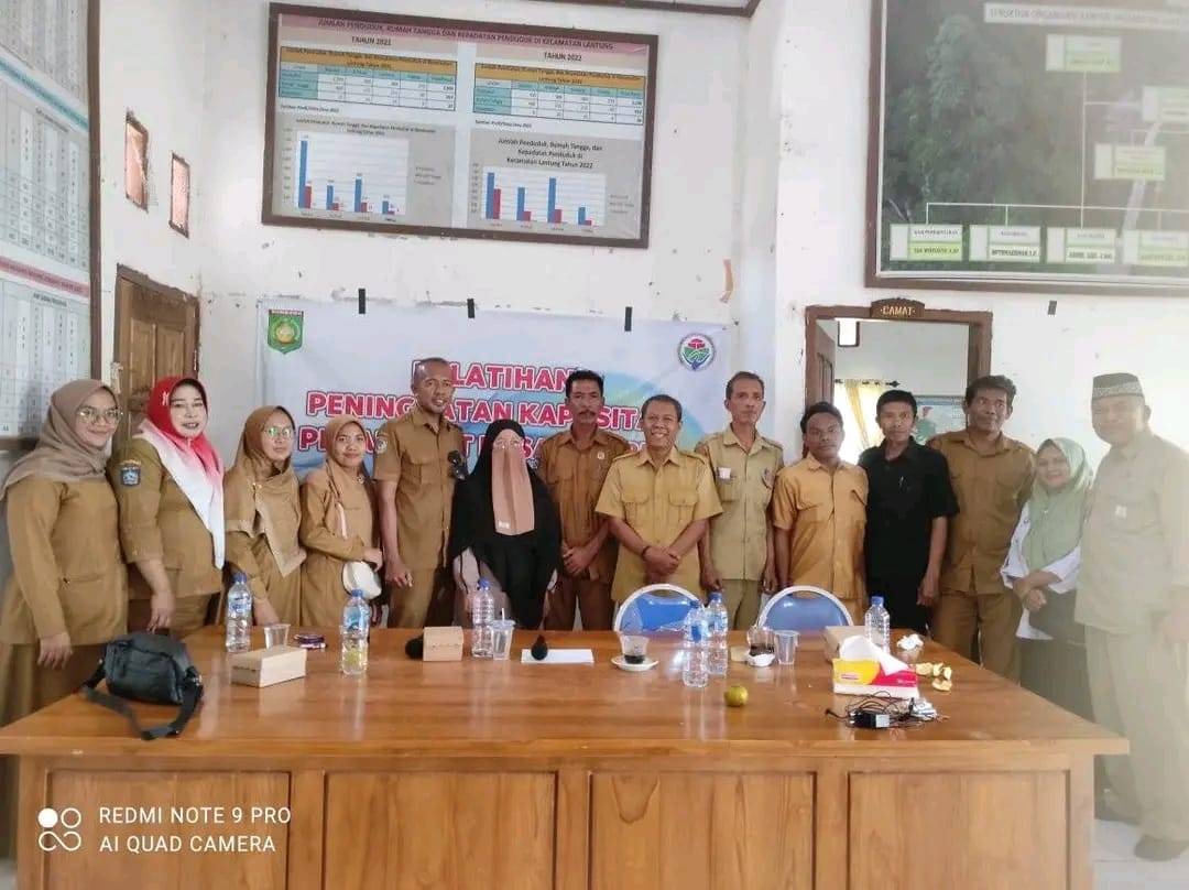 Pelatihan Peningkatan Kapasitas Perangkat Desa dan BPD Sekecamatan Lantung